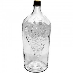 Бутылка стеклянная «Винная «Виноград» 2000 мл.