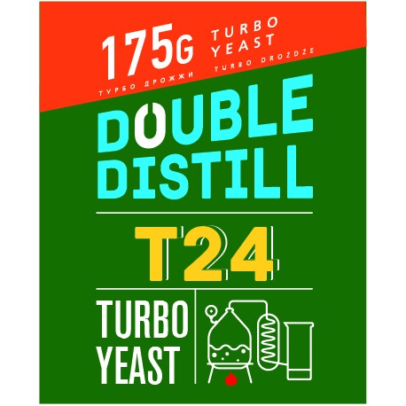 Спиртовые турбо дрожжи Double Distill T24 175гр