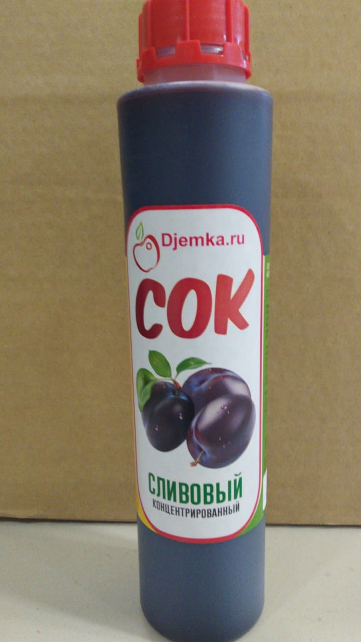 Сок Слива осветлённый концентрированный канистра 1 кг.