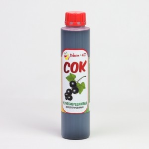 Сок черносмородиновый концентрированный бутылка 1кг