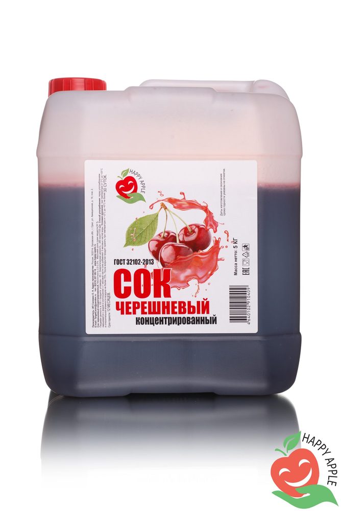 Сок черешневый концентрированный канистра 5 кг