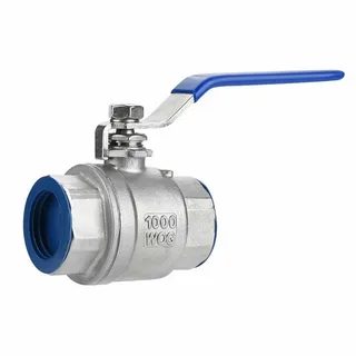 Кран шаровый, нержавеющая сталь марки 304, резьба 3/4"