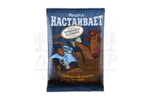 Набор Мишка настаивает для приготовления напитка "Черноплодка на коньяке", 53 г