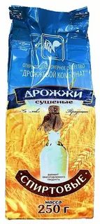 Дрожжи спиртовые пресованные Белорусия 250 грам